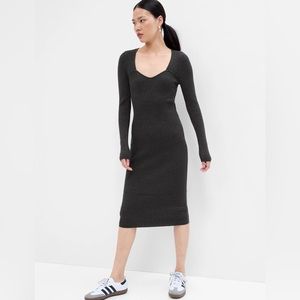 Sweetheart Sweater Midi Dress
